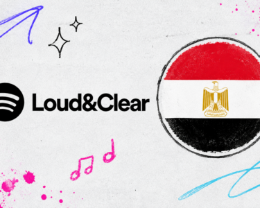 Spotify Loud & Clear with the Egyptian flag