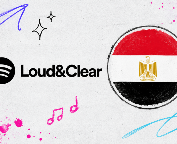 Spotify Loud & Clear with the Egyptian flag
